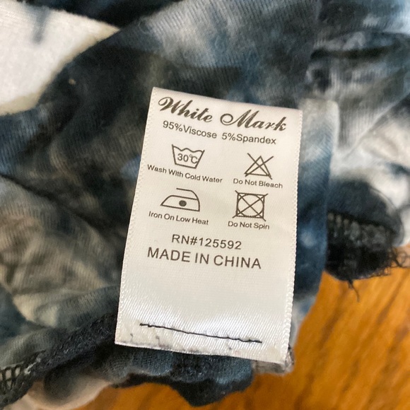 White Mark tie dye Pants - Picture 6 of 6